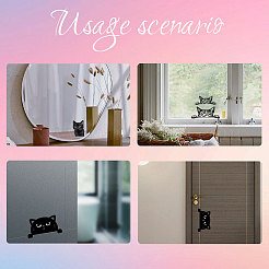 Водонепроницаемые светоотражающие пластиковые зеркальные наклейки DIY-WH0668-008