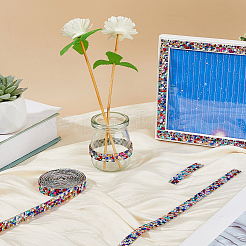 Стразы для термоаппликации из стекла (двусторонняя клейкая основа).&nbsp;DIY-WH0683-90A