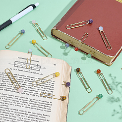 16шт. 8-х цветные железные закладки AJEW-PH01649