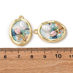 Печатные эмали подвески сплава&nbsp;ENAM-B028-36KCG-04