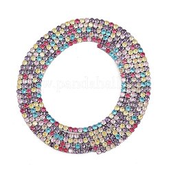 925 цепочка из стерлингового серебра с разноцветными кубическими цирконами STER-C016-02A-P01