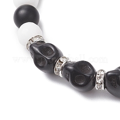 2 шт. браслеты с подвесками из сплава в тибетском стиле BJEW-JB12522