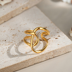 Регулируемые манжеты из нержавеющей стали 304 с открытыми кольцами для женщин&nbsp;IL8000