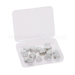 16 шт. 2 стиля имитация друзы драгоценных камней смоляные бусины RESI-NB0001-54