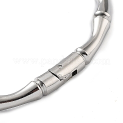 Некорневой браслет из нержавеющей стали 201 с шарнирным креплением&nbsp;STAS-Z057-01E