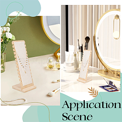 Подставки для хранения деревянных ожерелий с 12 слотом&nbsp;NDIS-WH20003-01B