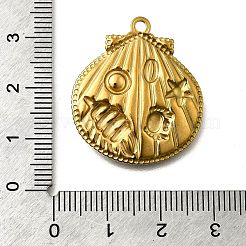 Подвески из нержавеющей стали 304 с эмалью&nbsp;STAS-Z163-19G-01