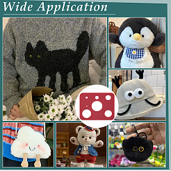 Шаблон глаз куклы из акрила DIY-WH0580-39I