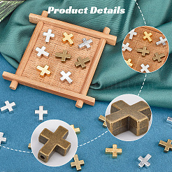 40 шт. 4 цвета бусины из сплава в тибетском стиле&nbsp;TIBEB-SP0001-11