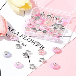 Европейские бусины из сплава и смолы в тибетском стиле своими руками DIY-FS0006-78C