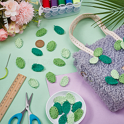 30 шт. 10-х цветные аксессуары для украшений из хлопка ручной работы&nbsp;AJEW-FG0005-32