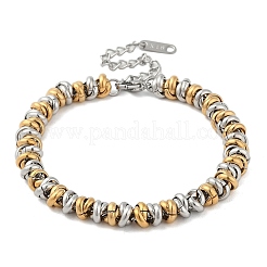 Браслеты-цепочки из нержавеющей стали 304 для женщин BJEW-Z084-01GP