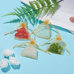 Подарочные пакеты из органзы с кулиской X-OP-R016-7x9cm-15