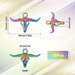 Подвески из сплава с покрытием 20 шт. FIND-SC0004-22