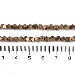 Гальванические нити из синтетических немагнитных гематитовых бусин&nbsp;G-A234-G03-01F