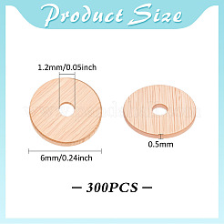 300 шт. Латунные дистанционные бусины&nbsp;KK-PH0013-26B