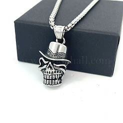 Ожерелья с подвеской из нержавеющей стали в виде черепа YJ0798