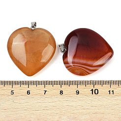 Натуральный красный агат подвески G-S364-006G