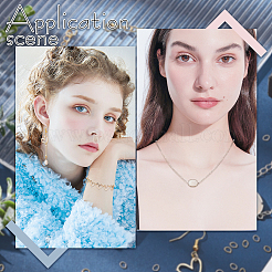 300 шт. 2-х цветные соединительные кольца из нержавеющей стали 304 STAS-DC0011-94