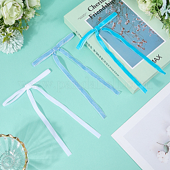 30шт. 3-х цветный бархатный бант AJEW-CN0003-72A