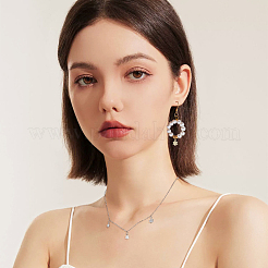 48 шт. 2-х цветные подвески из латуни с покрытием на стойке&nbsp;KK-BC0011-97