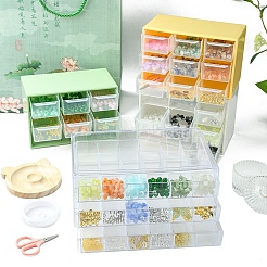 Набор для изготовления браслета из бисера своими руками в технике лэмпворк DIY-FZC0001-01C