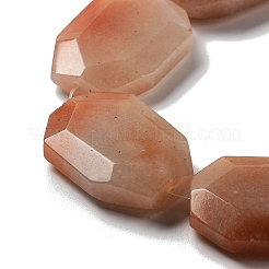 Натуральный красный авантюрин бисер нитей G-M429-A01-01