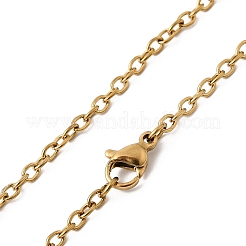 Ожерелья из нержавеющей стали 304 с цепочкой из троса&nbsp;STAS-O053-06G