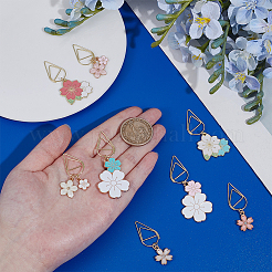 8 шт. металлические скрепки для бумаг&nbsp;HJEW-OC00192