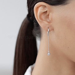 925 подвесные серьги-кубы из стерлингового серебра HU1347