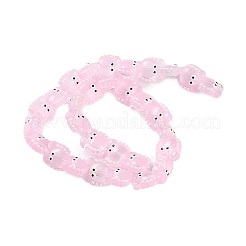 Прозрачные стеклянные бусины&nbsp;LAMP-L078-010F