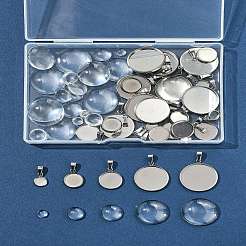 Наборы для изготовления подвесок из нержавеющей стали 304 своими руками&nbsp;DIY-FS0008-83