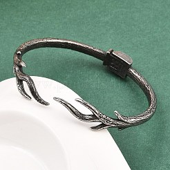 Ретро-браслеты-манжеты из хирургической нержавеющей стали 316&nbsp;BJEW-C125-10AS