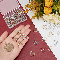 40 шт. 2-цветные соединительные кольца из сплава с покрытием стойки&nbsp;FIND-CA0004-53