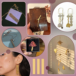 30шт h62 латунные листы KK-BC0015-07