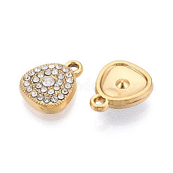 Подвески из нержавеющей стали 304 со стразами&nbsp;STAS-N110-37G