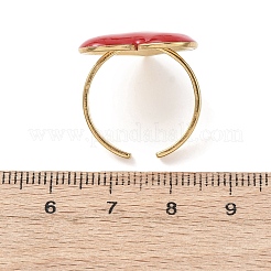 Кольца-манжеты из нержавеющей стали 304 с эмалью для женщин&nbsp;RJEW-K310-01G