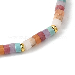 Браслеты из натуральных смешанных драгоценных камней с бусинами для женщин&nbsp;BJEW-JB12819