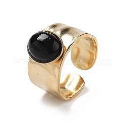 Ионное покрытие (ip) 304 нержавеющая сталь широкополосные открытые манжетные кольца RJEW-F167-02G-09