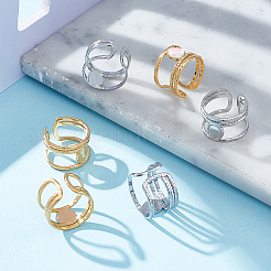 6 шт. 2-х цветные компоненты кольца-манжеты из нержавеющей стали 304 STAS-UN0056-76