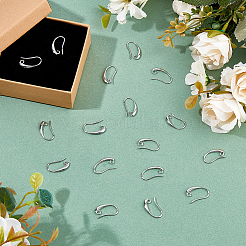 40 шт латунные серьги крючки&nbsp;KK-FH0007-64P