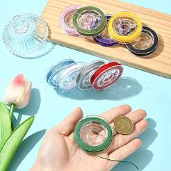 10 рулон 10-х цветных нейлоновых ниток NWIR-FS0001-03