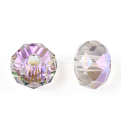 Прозрачный Electroplate стеклянные бусины&nbsp;GLAA-L046-02A