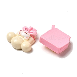 Пончик/медведь/молоко из непрозрачной смолы декодируют кабошоны CRES-B019-10