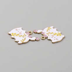 Подвески из эмали и сплава&nbsp;ENAM-CJC0004-40E