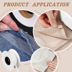 Нетканая приутюживаемая лента по краю OCOR-WH0078-266B