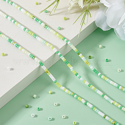 4 нитка бусин лэмпворк ручной работы LAMP-PH0001-35D