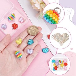 12 шт. 6 стиля бисерные подвески FIND-AR0005-63