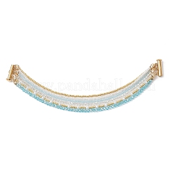 Многорядные браслеты из стеклянных бусин&nbsp;BJEW-JB13079