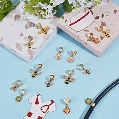 14 шт. 7 стиля эмалированный сплав стетоскоп подвесные украшения HJEW-OC00168